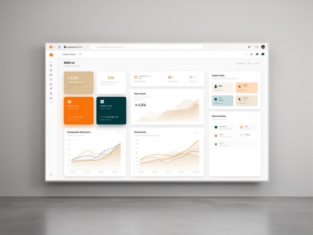 Screenshot-style operational dashboard with charts, alerts, drill-down panels, and reporting widgets on a clean interface